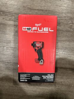 Milwaukee M18 1/4” Fuel Impact Driver Cordless Battery Powered ( Tool Only)