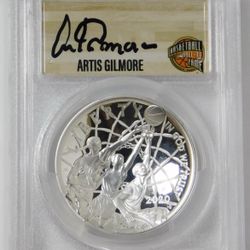 2020-P Basketball Hall Fame Silver Dollar. Top Grade! PR-70DCAM