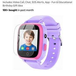 4G Smart Watch for Kids with GPS Tracker, Globally Applicable, Texting and Calling, Kids Watch for Ages 4-12 - Includes Video Call, Chat, SOS Alerts, 