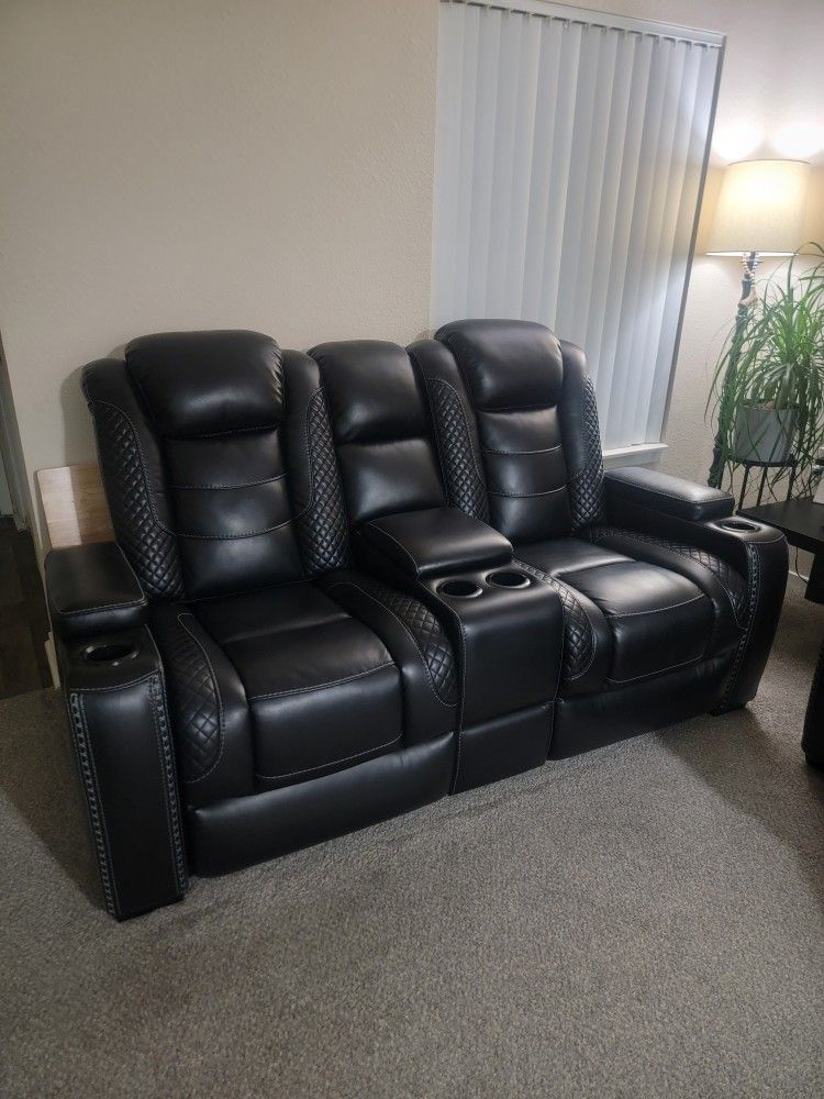 MOVING SALE: Best Offer. Ashley Recliner Loveseat & Sofa Set