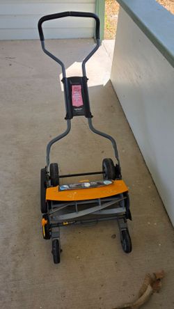 Push Lawn Mower, Manual Reel, No Motor Mower for Lawn Care