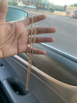14k gold rope chain