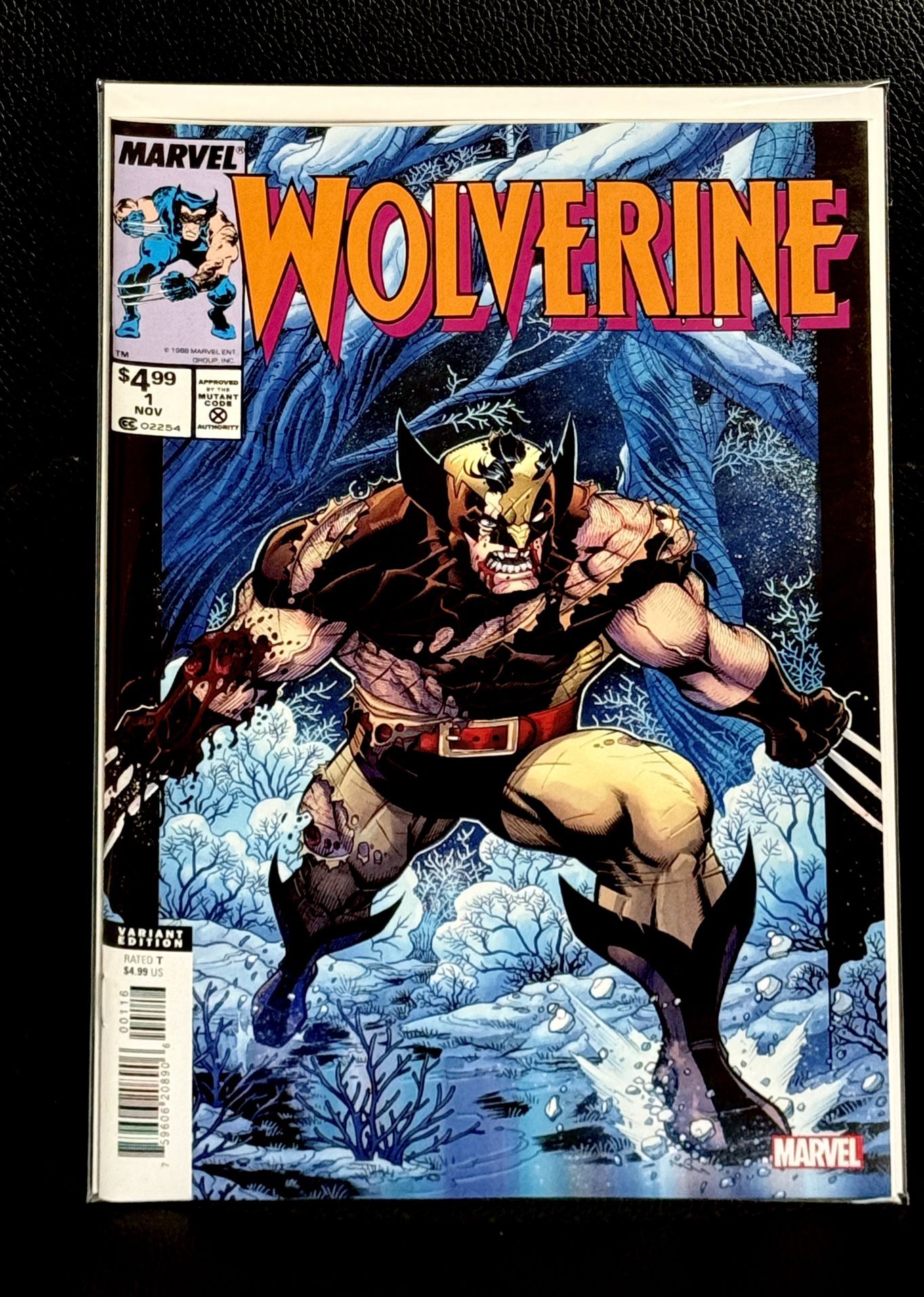 Wolverine #1 Facsimile 1:25 Nick Bradshaw Variant-NM