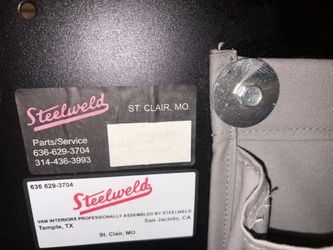 Steelweld Commercial Van Ladder Rack & Bulkhead Partition – $650 OBO  Include all the photos and mention:  * Genuine Steelweld commercial van interior