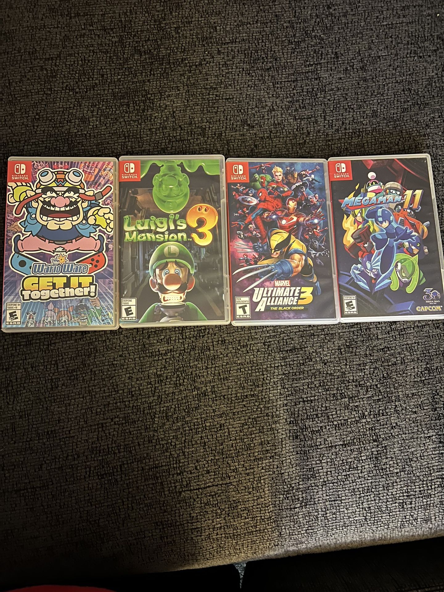 Nintendo Switch Bundle Of 4 Games 