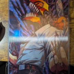 Holographic Chainsaw Man Poster