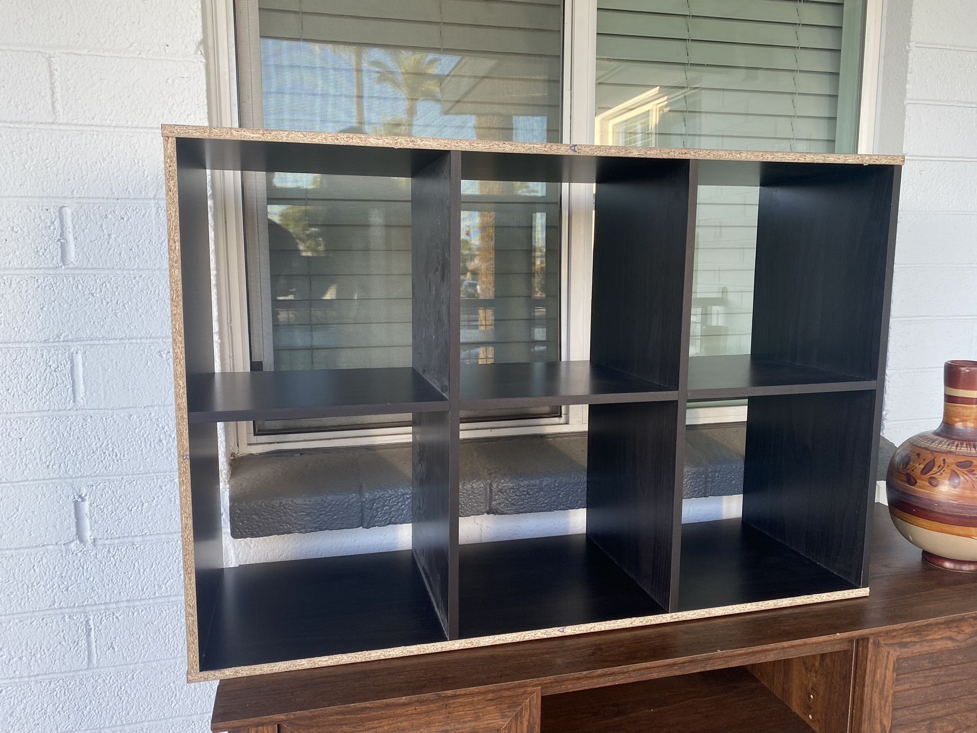 Wooden 2x3 cubby organizer — IKEA KALLAX