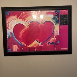 Peter Max Framed Poster