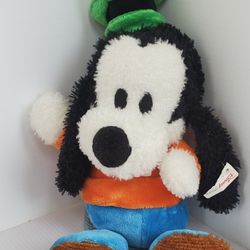 Disney Store Little Ones Plush Goofy Doll Stuffed Animal Toy Lovey 11" Bean Bag 
