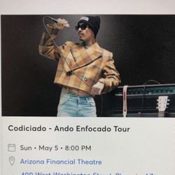 Codiciado - Ando Enfocado Tour Tickets 