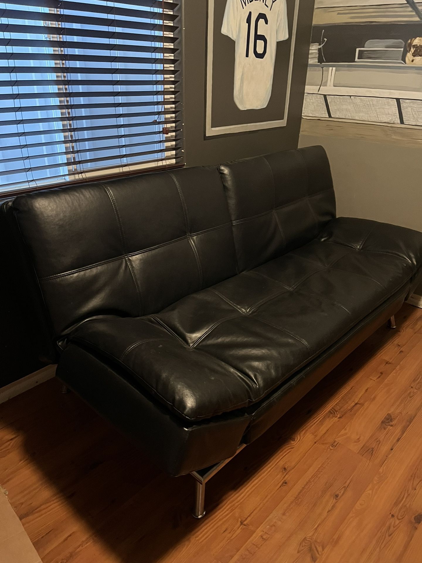 Leather Futon From Costco for Sale in Shafter, CA OfferUp
