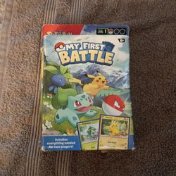 MY FIRST BATTLE Pokemon trading cards Game