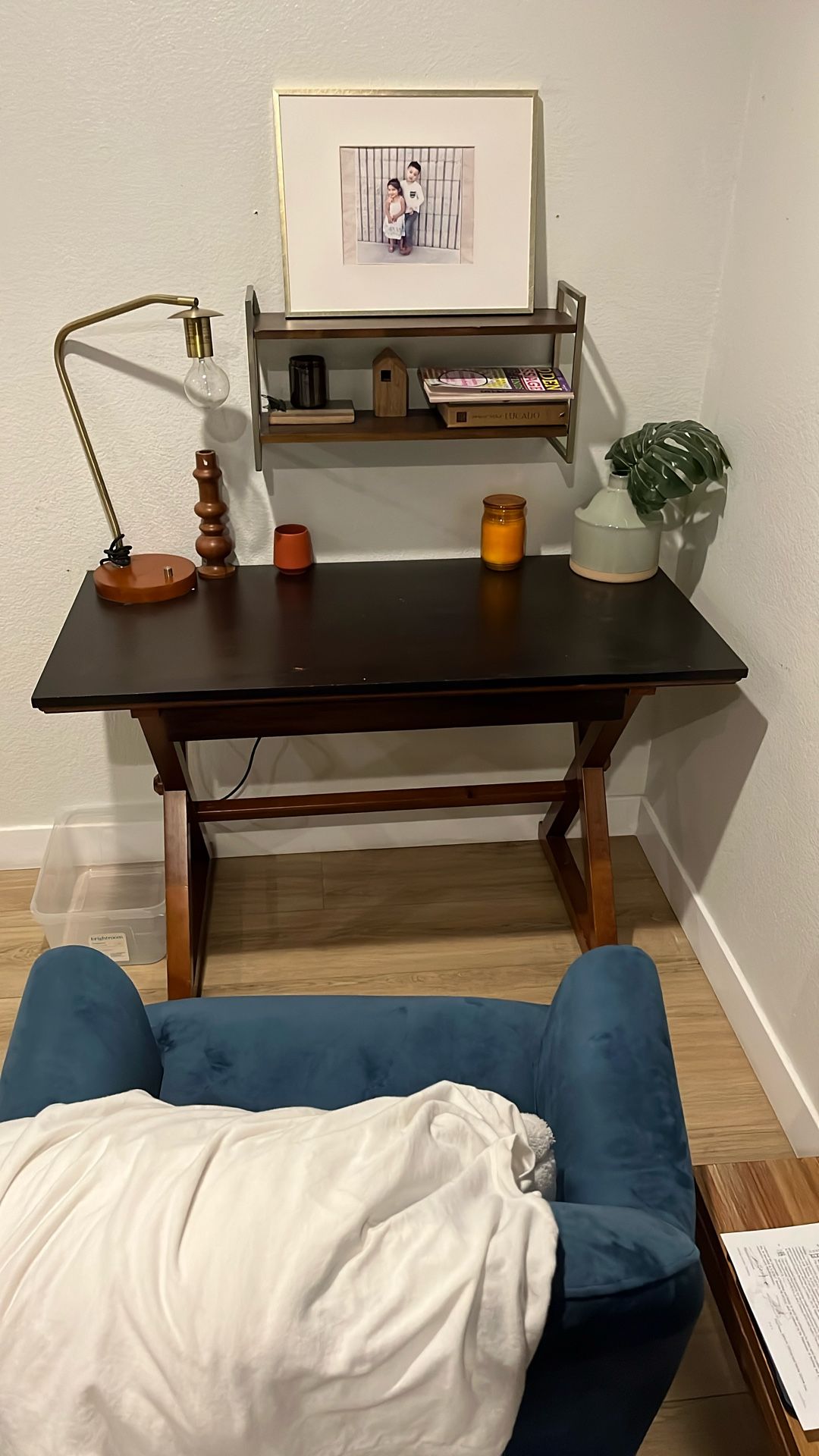 Modern Desk Real Wood