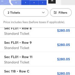 2 Tickets For Marco Antonio Solis Tonight 