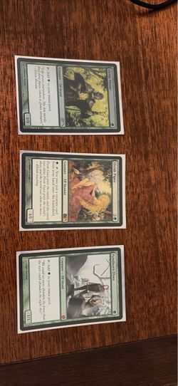 Magic: The Gathering Green Elf Creature Cards Lot