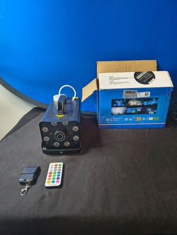 GPtek - 500W Fog Machine with 13 Colorful LED Lights Effect - Black