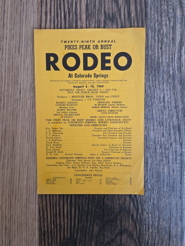 1969 Vintage Rodeo Flyer Colorado