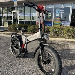 Foldable 70 Miles Range Electric Bike 20” Inch Tire 35MPH ebike Financing Deal! $10 To $100 Down Payment