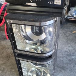 Dual  10-inch subwoffer enclosure
