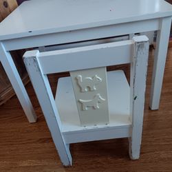 Small Table With A Chair For Little Kids