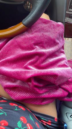 Pink Velvet Dress