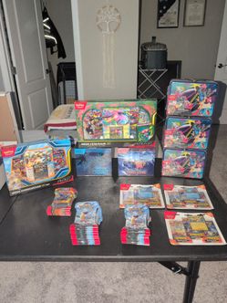 Pokemon Lot of sealed boxes sealed ETB sealed booster packs