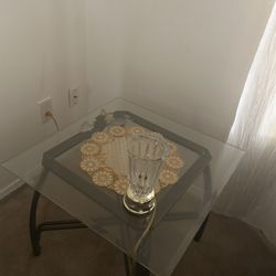 2 Side Glass Tables 