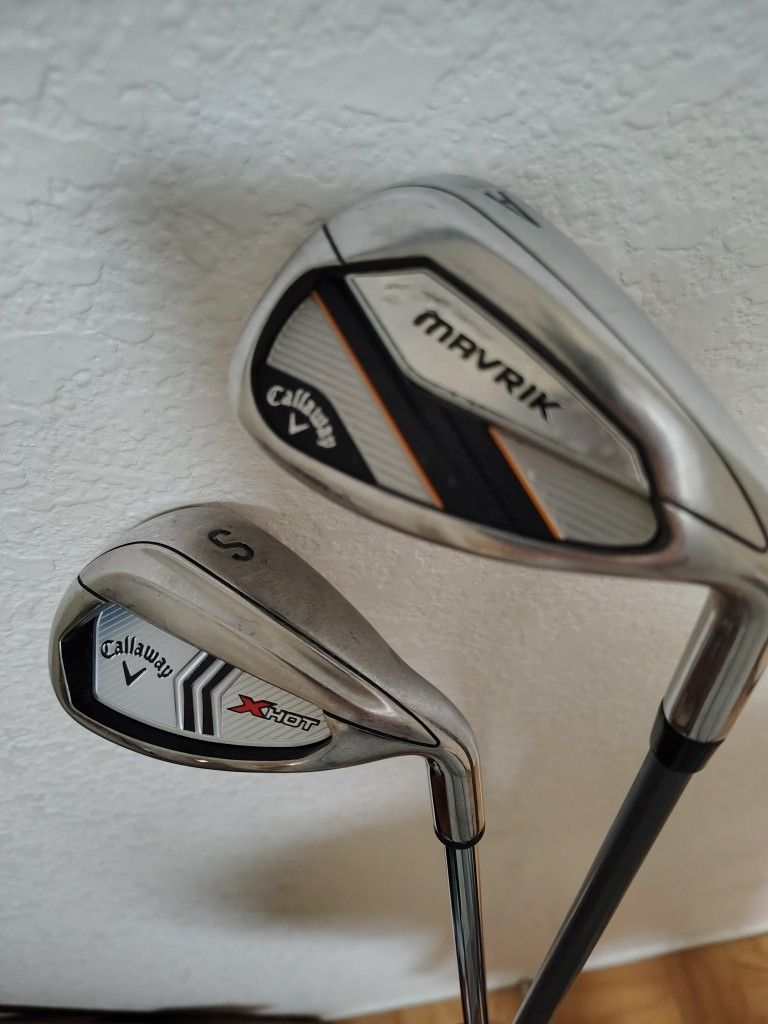 Callaway Mavrik 64° Lob Wedge #AW & X Hot #SW Sand Wedge Golf Clubs