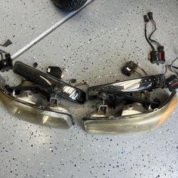  2001 2002 GMC Sierra Headlights LED