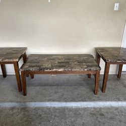 3 SET COFFEE TABLES