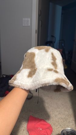 Cow print bucket hat