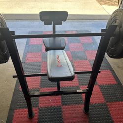 Marcy Weight Bench With Weights