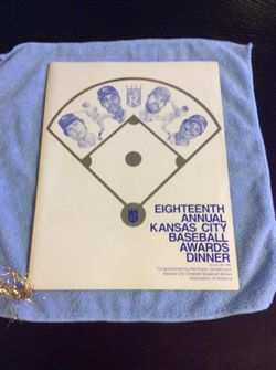 KC Royals Awards dinner program