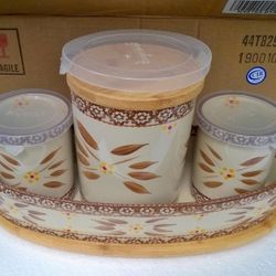 New In Box Temptations Ovenware Dishes Serving Tray