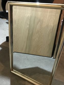 Mirror 16x26 aluminum frame