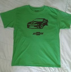 Chevy Car Green T shirt