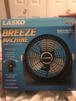 Lasko 507 10-Inch Breeze Machine Floor or Table Fan, Black for Sale in  Round Rock, TX - OfferUp