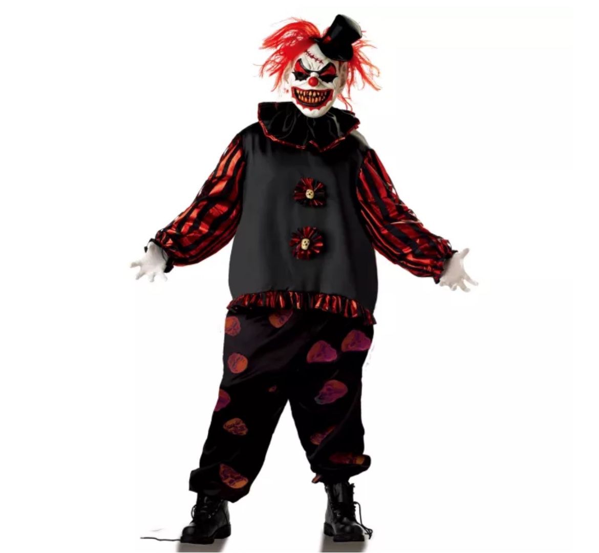 Adult Red Carver the Clown Costume