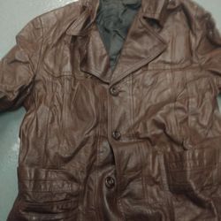 Women Leather Jacket Size Large 😃