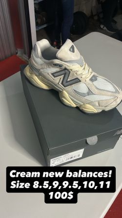 Cream New Balances