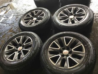 Gmc Yukon R20 rims and tires