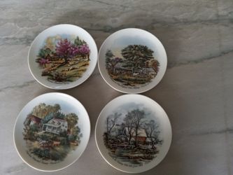 Plates Of Four Seasons