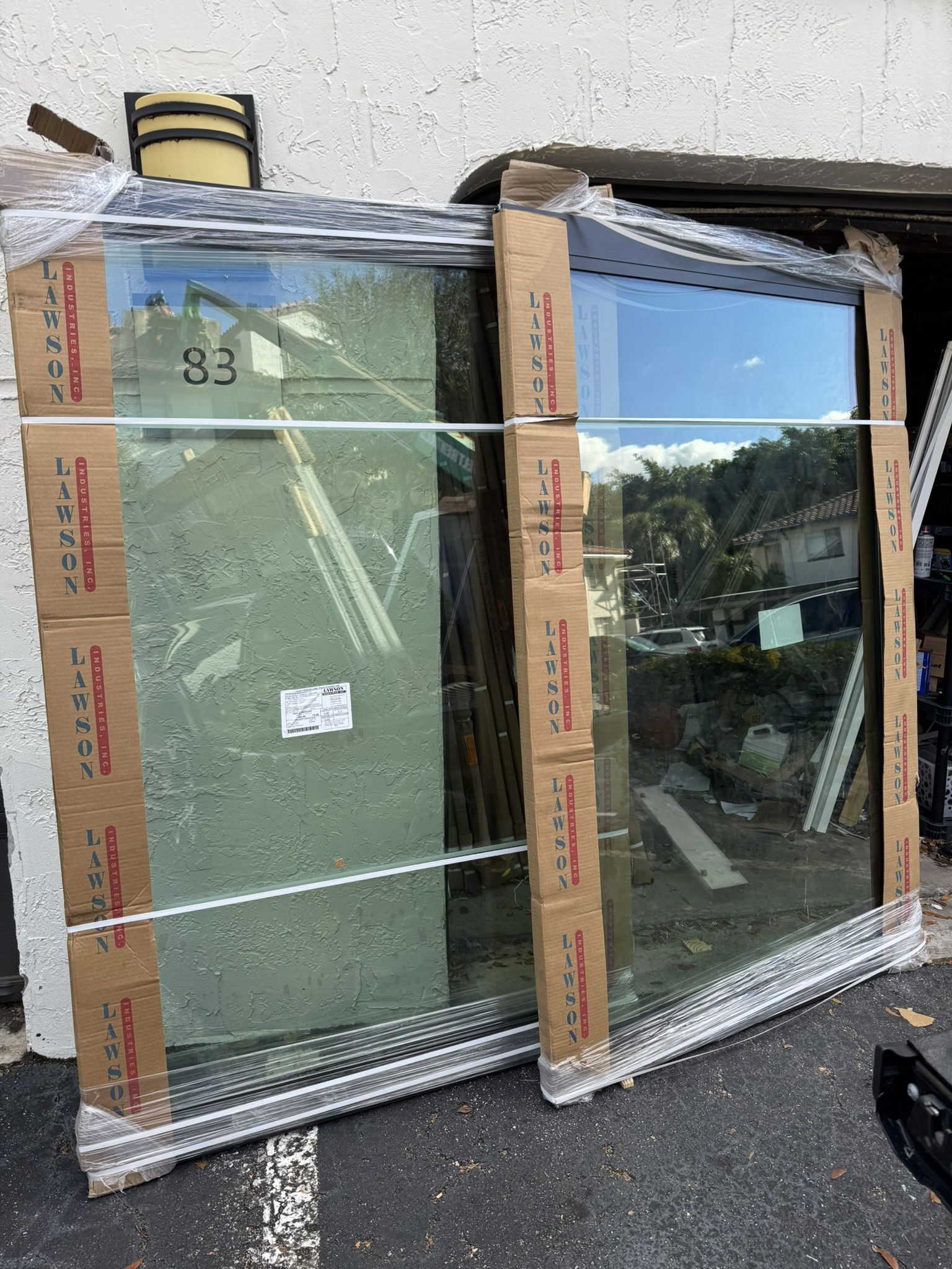 96x96 Lawson Impact Sliding Glass Door