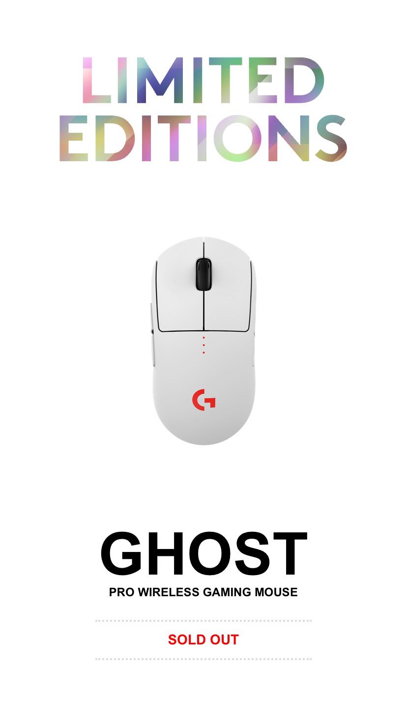 Logitech Ghost Wireless Gaming Mouse