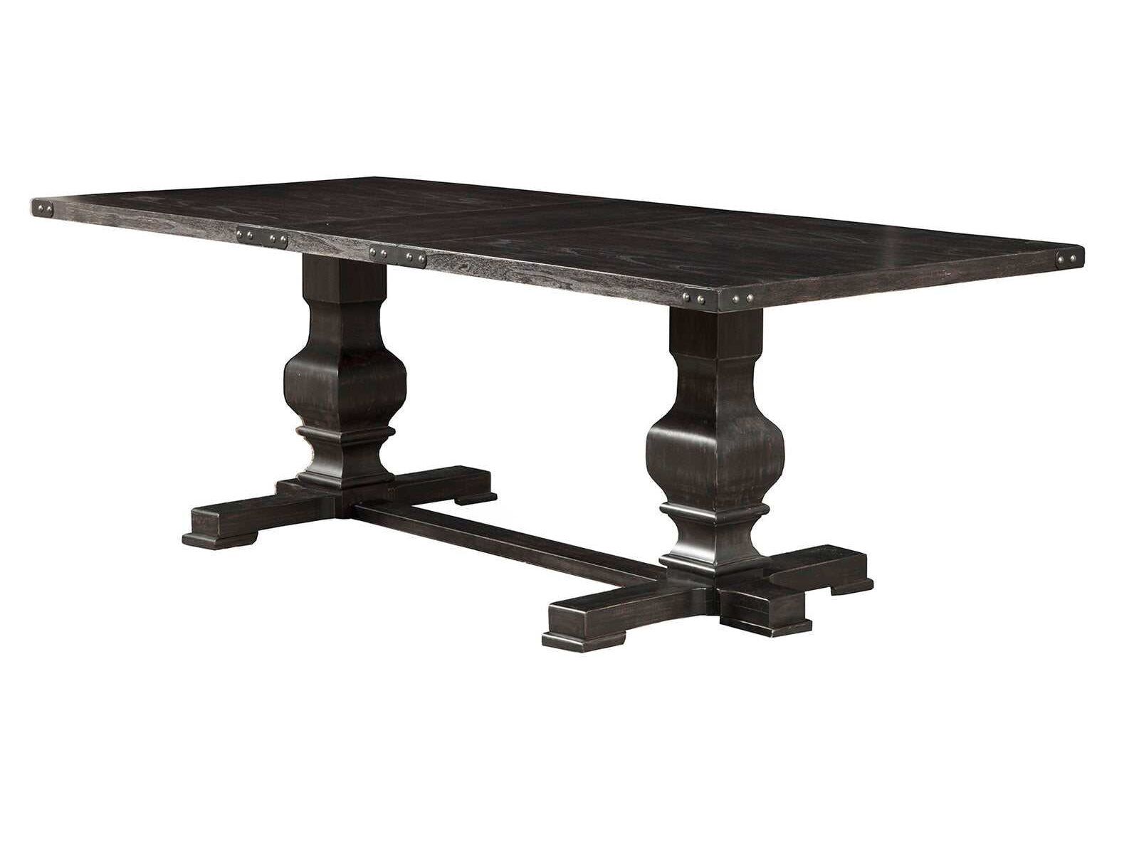 Morland Vintage Black Dining Table