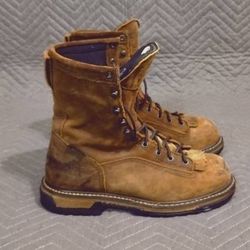 9.5 W Steel Toe Rocky Iron Clad Clean Scuffy Scuffed Taller Waterproof Boots
