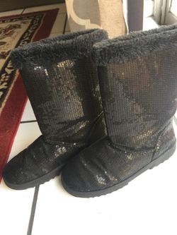 Rampage Girls Sequin Boots