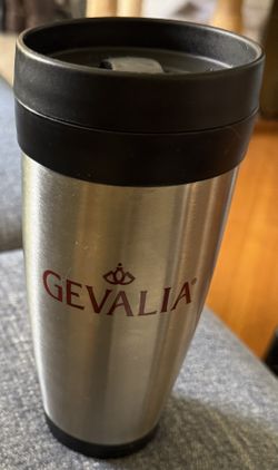 Gevalia Insulated Stainless Steel Travel Coffee Mug Tumbler, size 12 oz