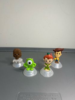 Disney 100 Mini Figures Bundle Peter Pan Woody Mike Wazowski Chewbacca Lot