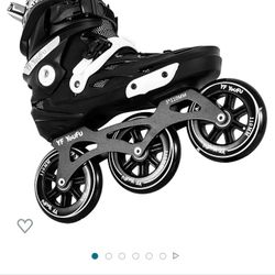 Inline Skates for Men Women, Inline Roller Skate Blades Adult, 3 Wheels 110mm Professional Outdoor Fitness Inline Inline Skate, Black-White

￼

￼

￼

